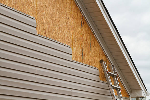 Professional Storm Damage Siding Repair technician working in Usaf Academy, CO